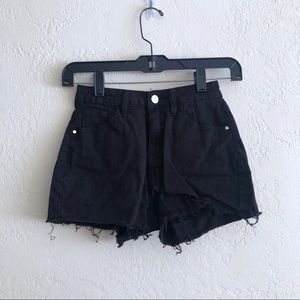 Black Fashion Nova Denim Shorts